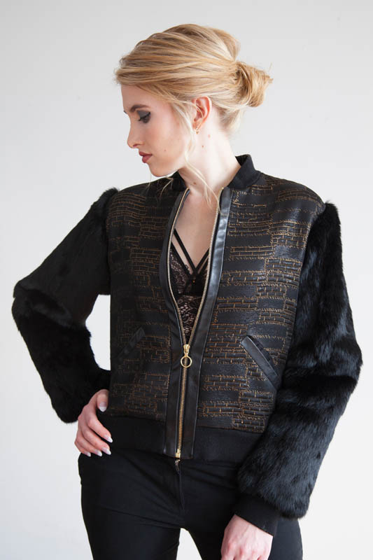 Bullion Bomber | Lapin | Jane Avery Fashion Designer