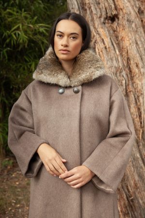 100% wool and New Zealand wild rabbit fur make for perfect creature comfort