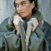 This 100% wool jacket combined with New Zealand wild rabbit fur, makes for a perfect ‘creature comfort’.